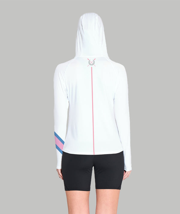 Women's Legacy Sun Hoodie LS - Heritage Pink
