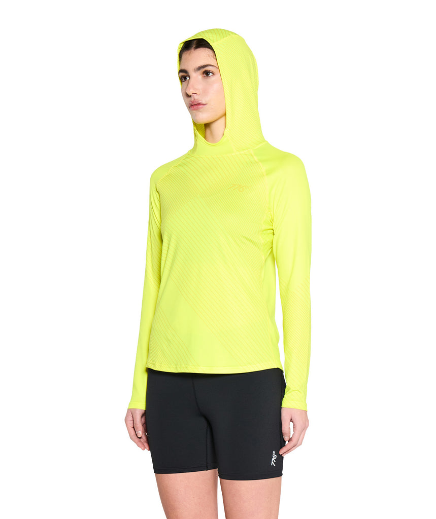 Women s Wreath Summer Hoodie Graphic Neon Yellow 776BC International