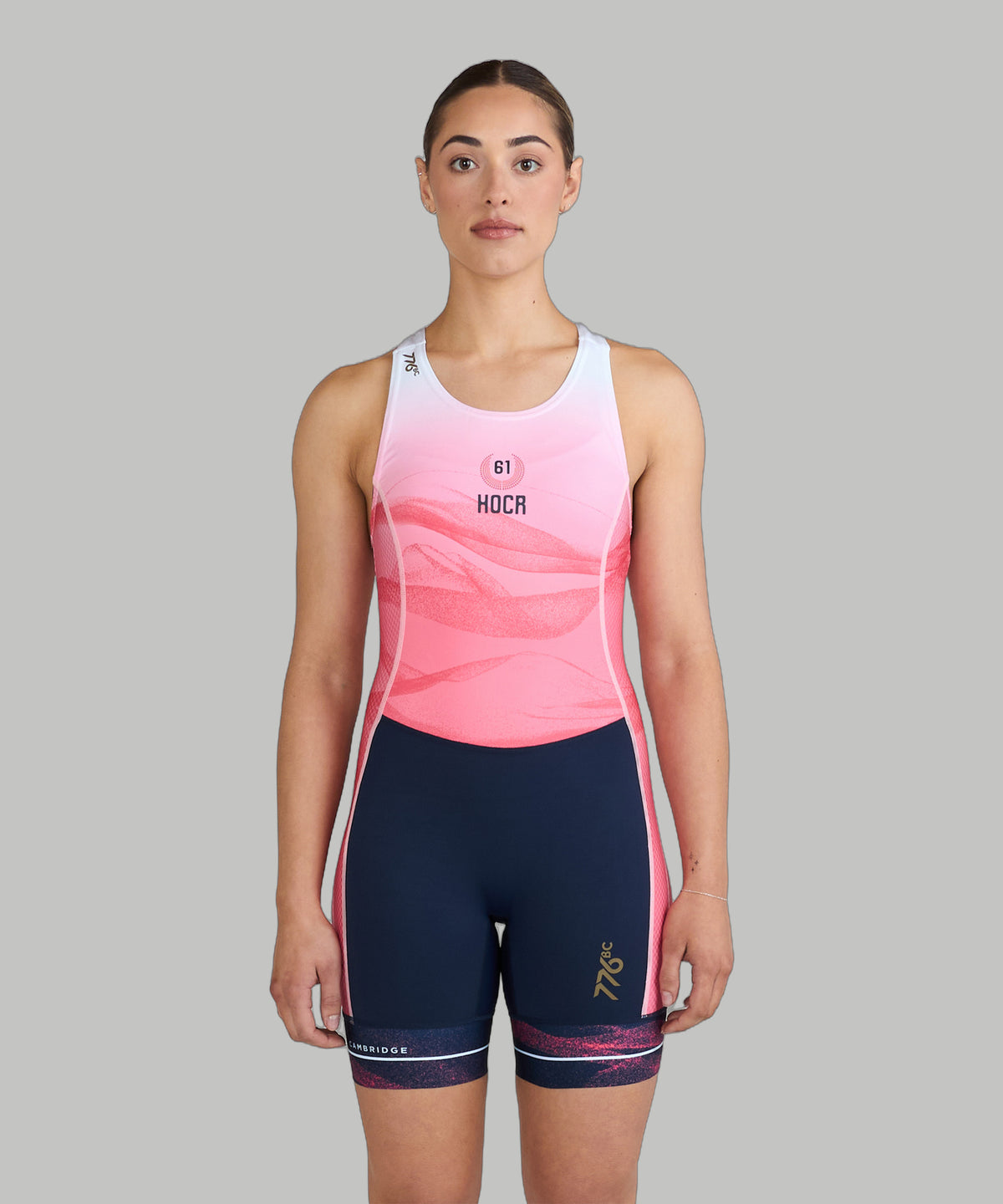 Women's 776BC X HOCR 61 Pro Unisuit - Coral/Navy