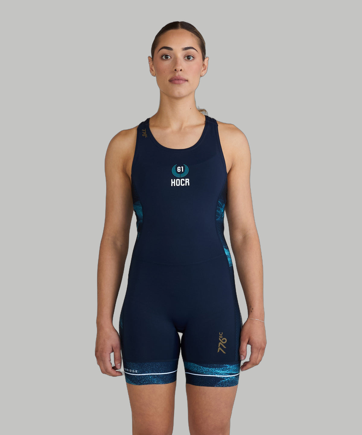 Women's 776BC X HOCR 61 Pro Unisuit - Navy/Capri