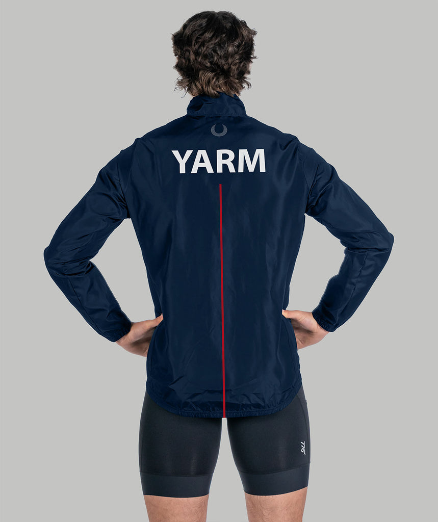 Men's Yarm School Boat Club Cirrostratus Wind Jacket - Navy