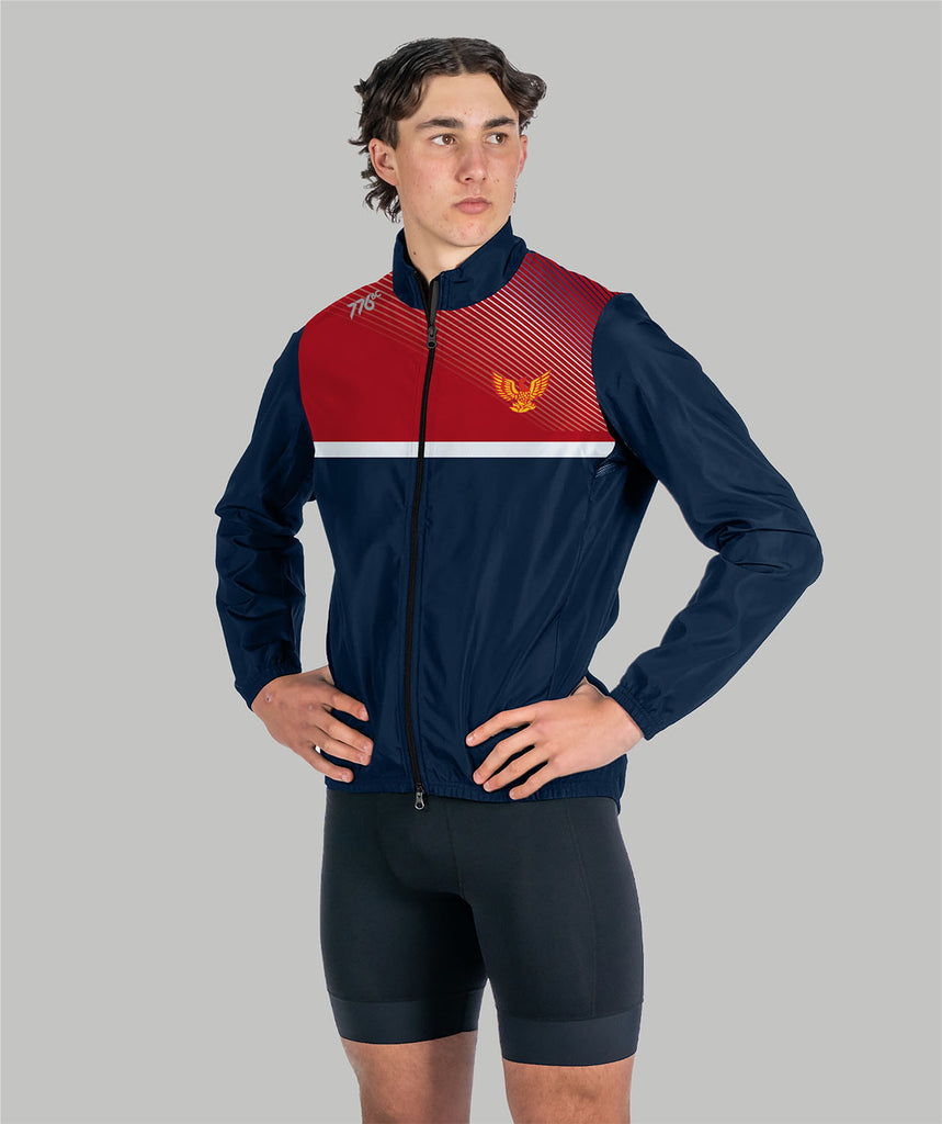 Men's Yarm School Boat Club Cirrostratus Wind Jacket - Navy
