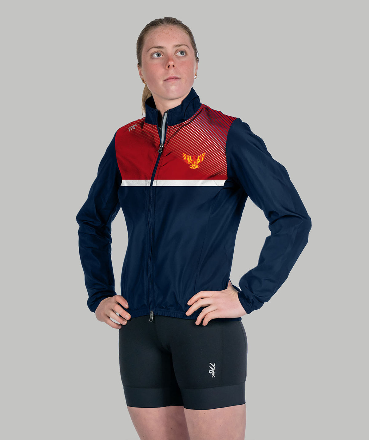 Women's Yarm School Boat Club Cirrostratus Wind Jacket - Navy
