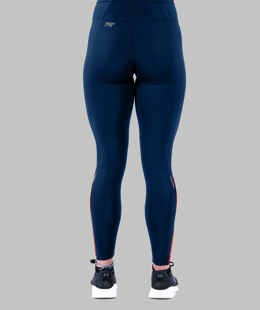 Women's Yarm School Boat Club Streamline Tight - Navy