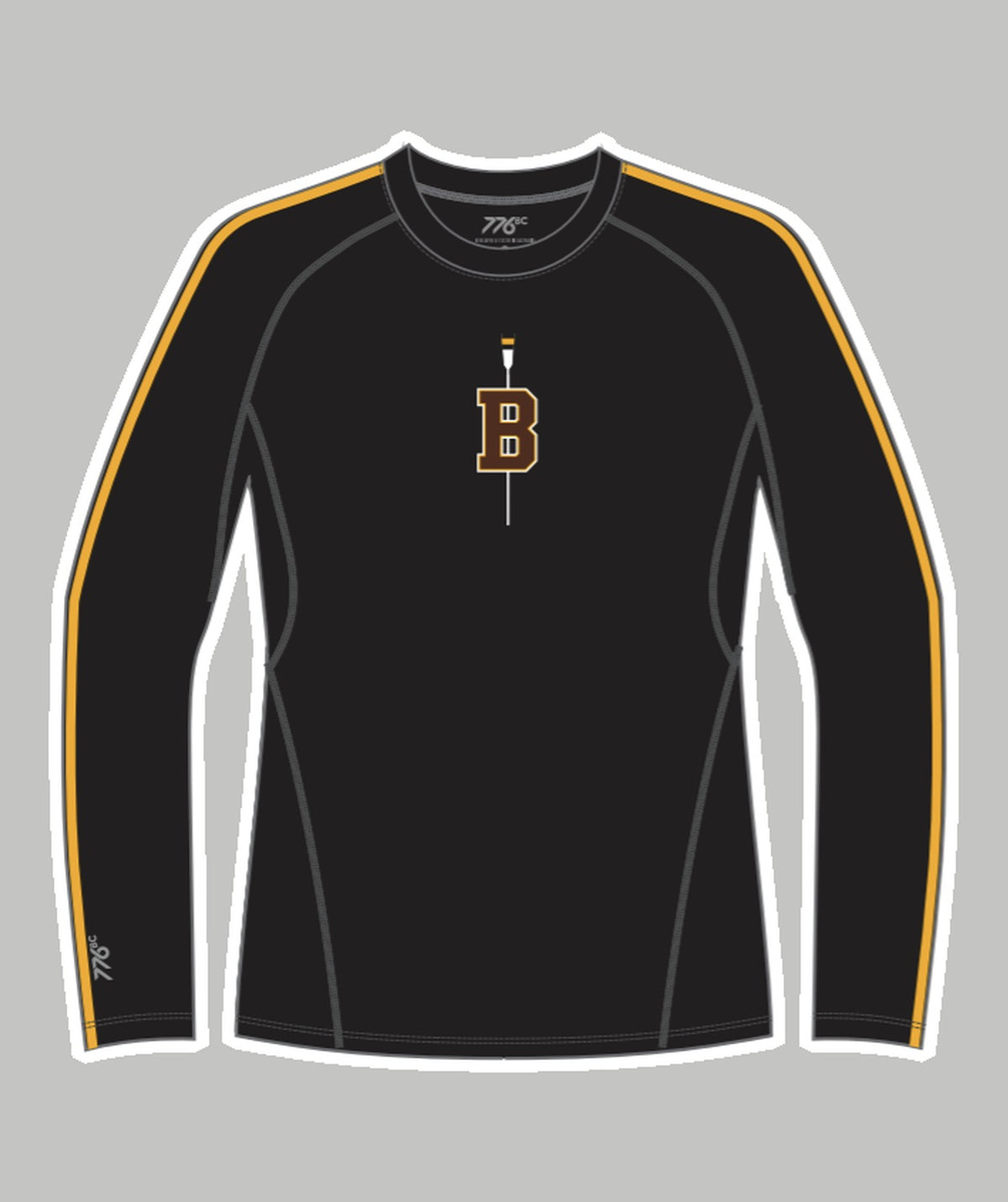 Men's Brunswick School Winter Base Layer LS - Black