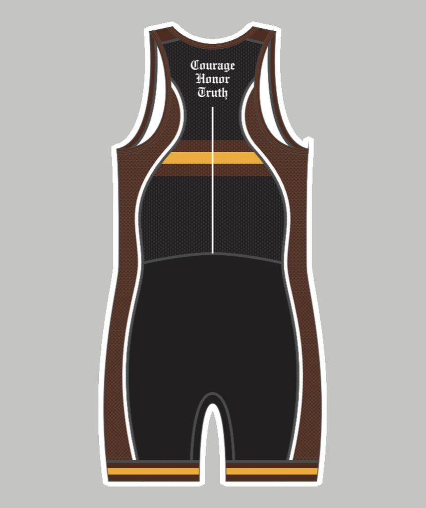 Men's Brunswick School Pro Unisuit - Black/Brown