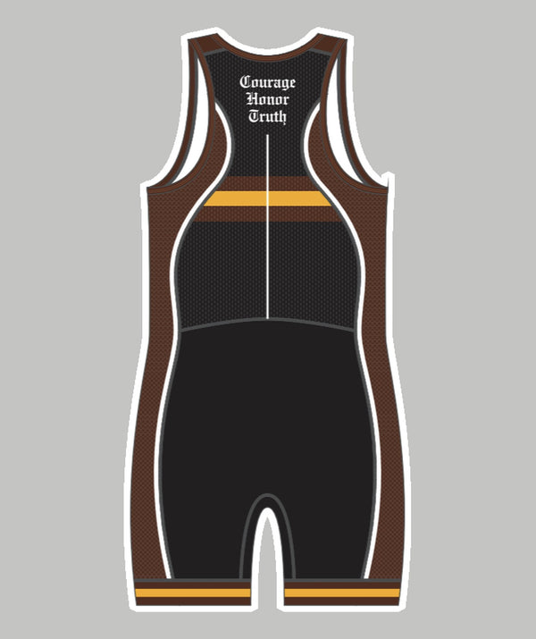 Men's Brunswick School Pro Unisuit - Black/Brown
