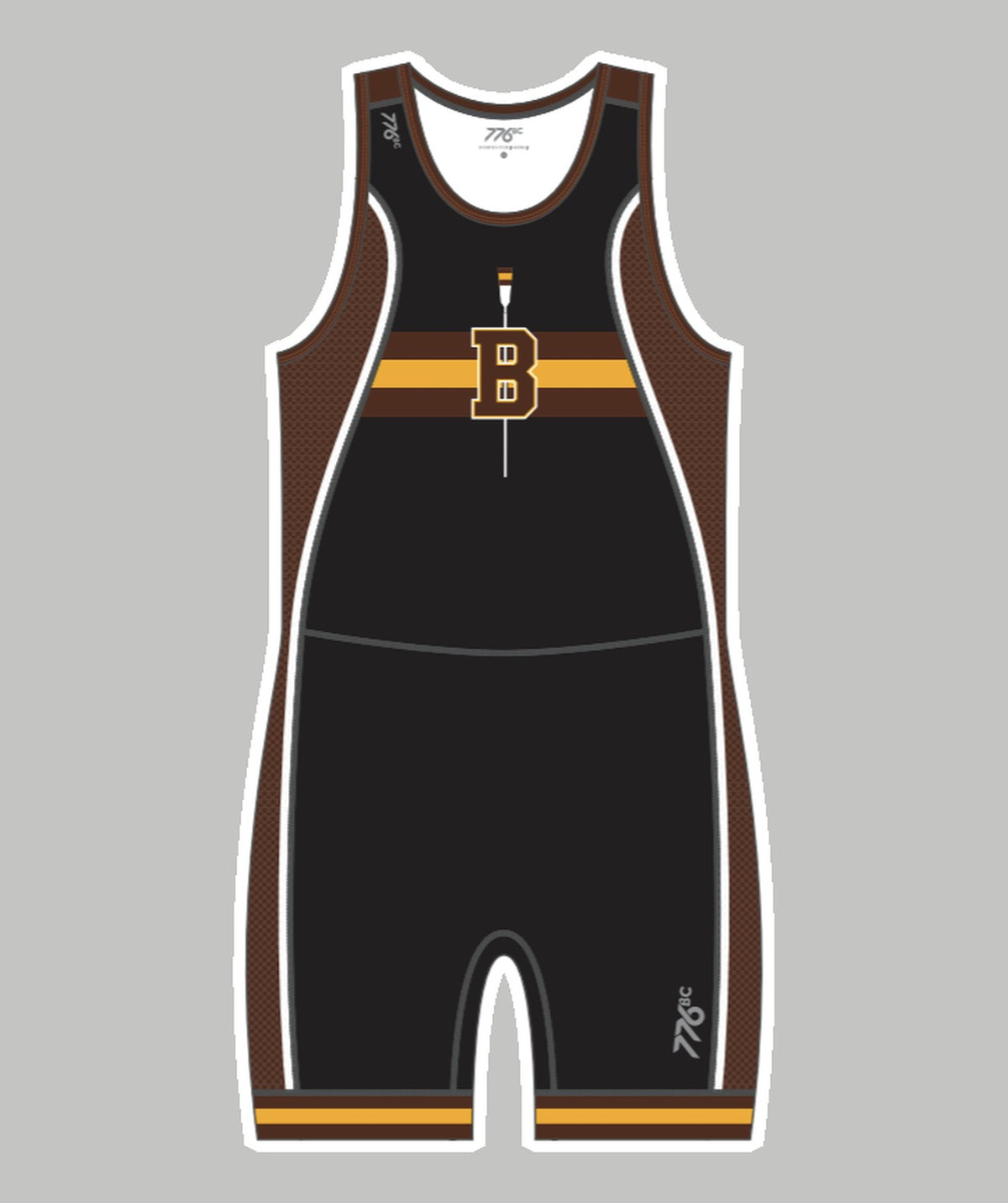 Men's Brunswick School Pro Unisuit - Black/Brown