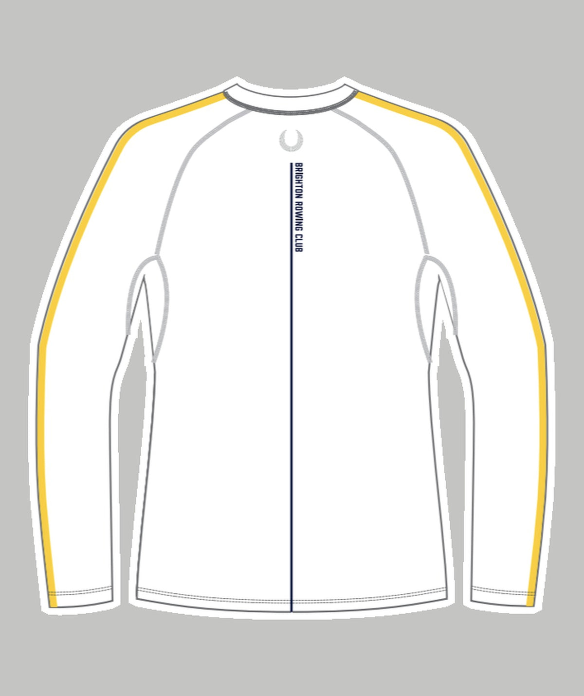Men's Brighton Rowing Club Base Layer LS - White