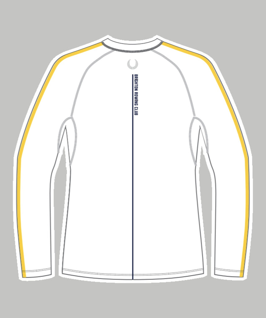Men's Brighton Rowing Club Base Layer LS - White