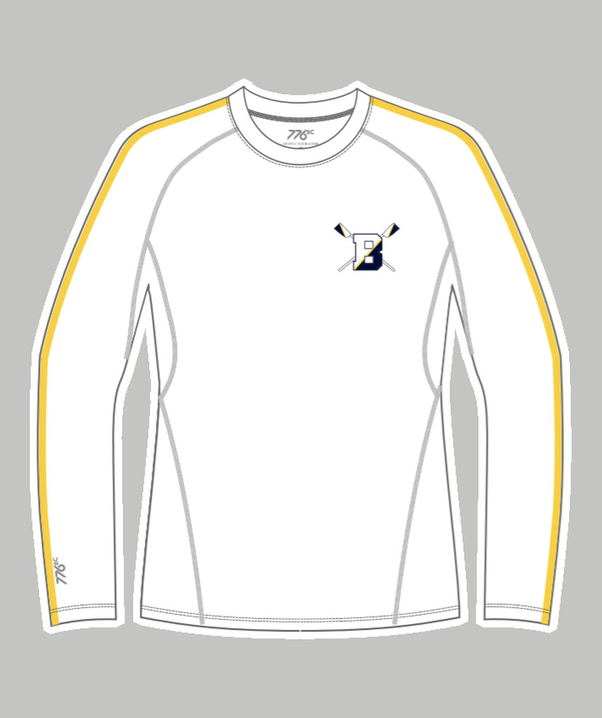 Men's Brighton Rowing Club Base Layer LS - White