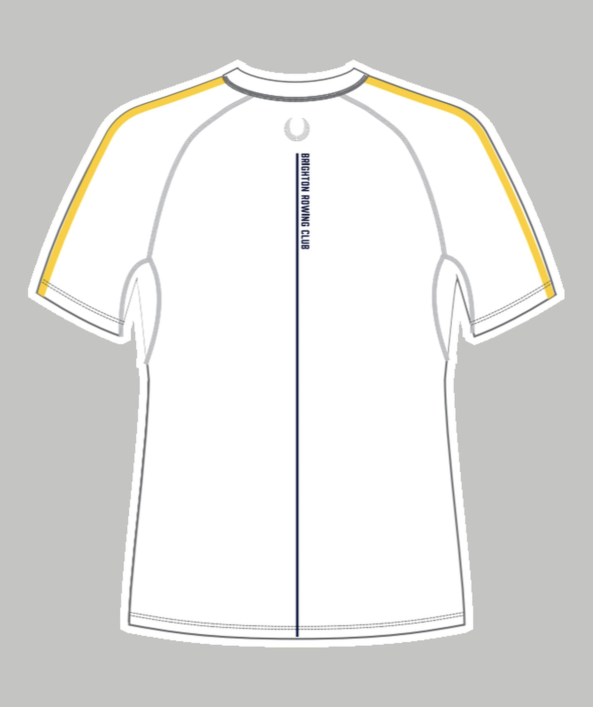 Men's Brighton Rowing Club Base Layer SS - White