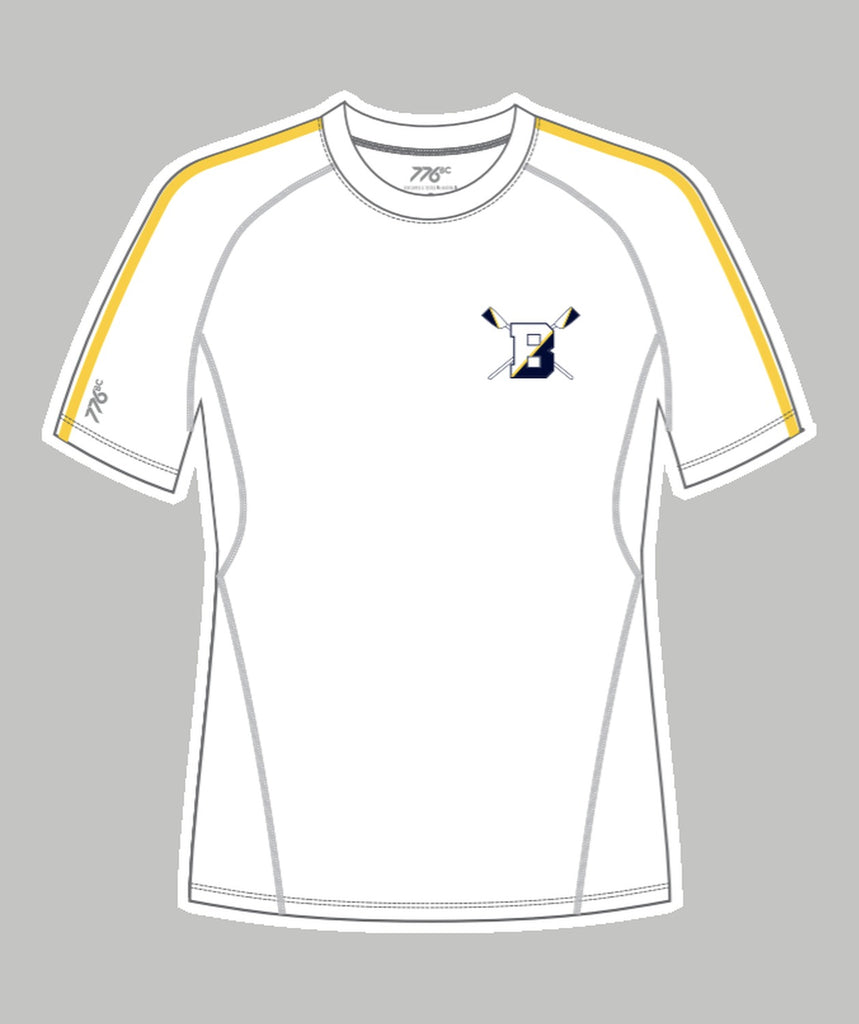 Men's Brighton Rowing Club Base Layer SS - White