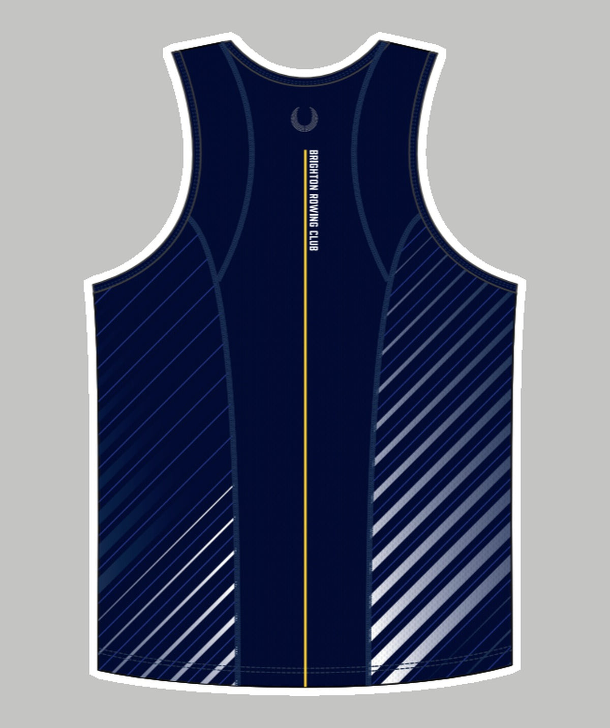 Men's Brighton Rowing Club Performance Tank - Navy