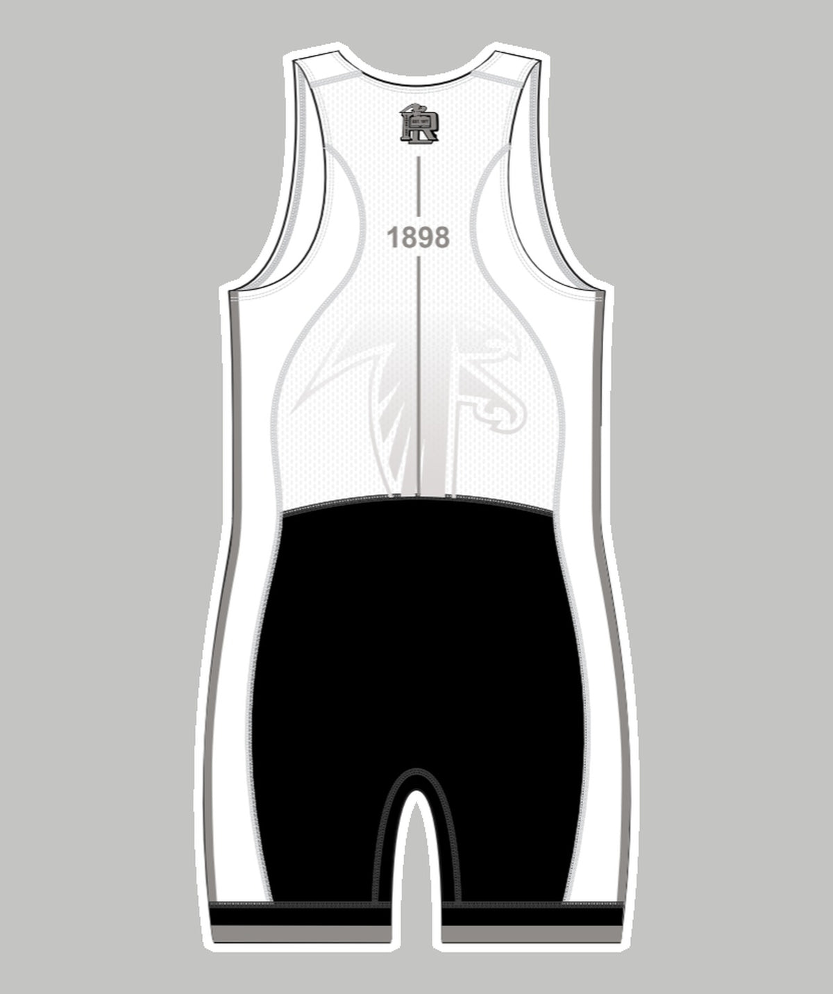 Men's Cambridge Rindge & Latin School Pro Unisuit - White/Black