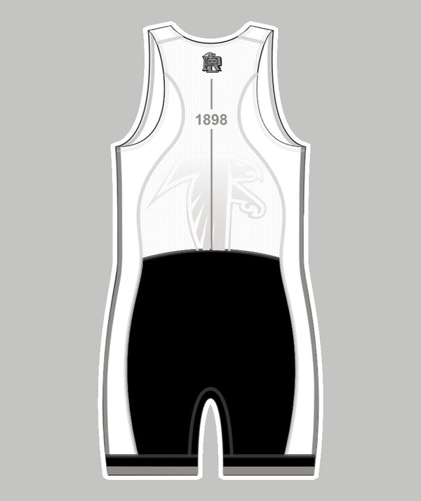 Men's Cambridge Rindge & Latin School Pro Unisuit - White/Black