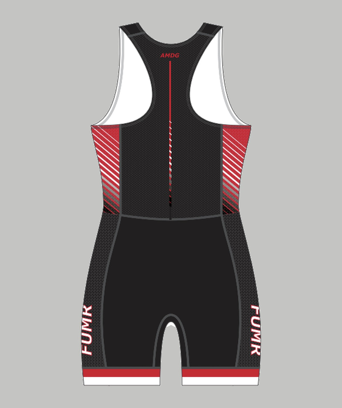 Women's Fairfield University Pro Unisuit - Black/Red