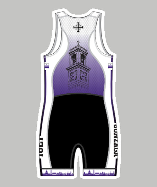 Men's Gonzaga College Pro Unisuit - Purple/Black