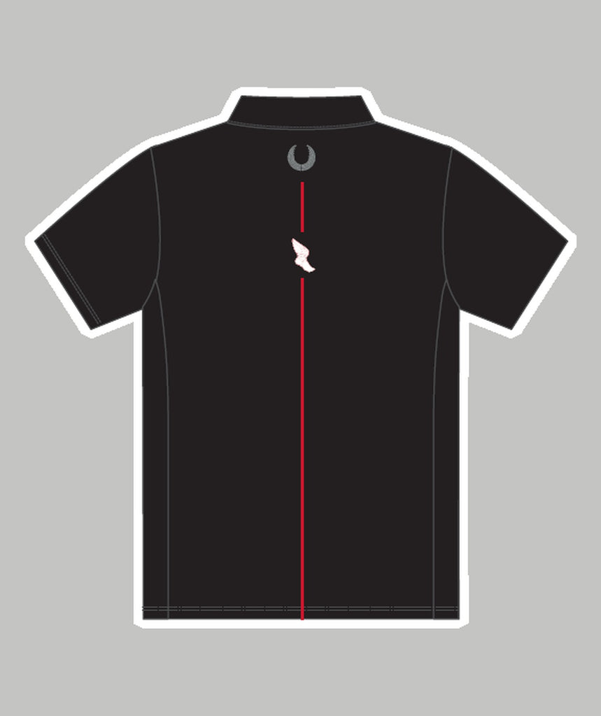 Men's New York Athletic Club Polo SS - Black/Red