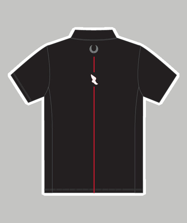 Men's New York Athletic Club Polo SS - Black/Red