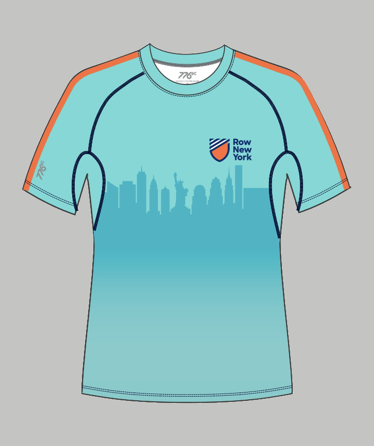 Men's Row New York Training T-Shirt SS - Multi
