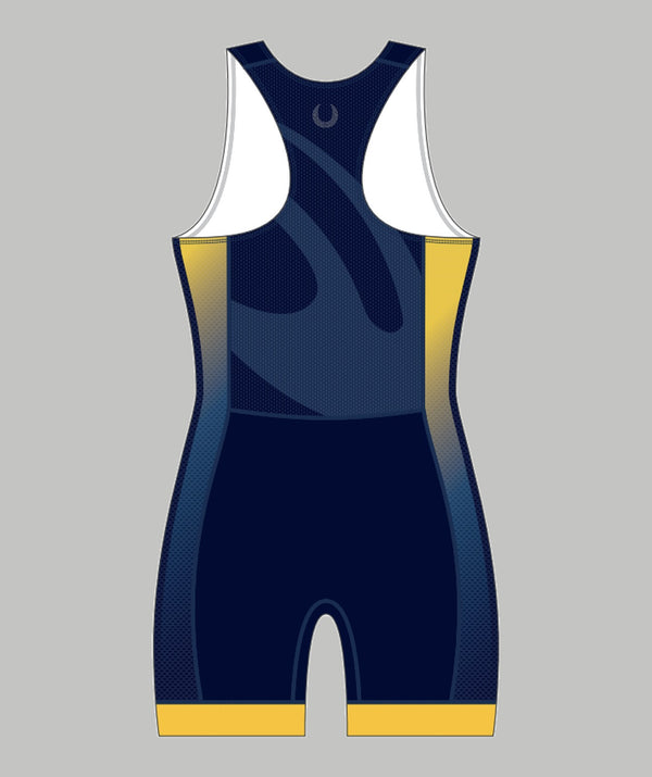 Women's University of Michigan Pro Unisuit - Yellow/Navy