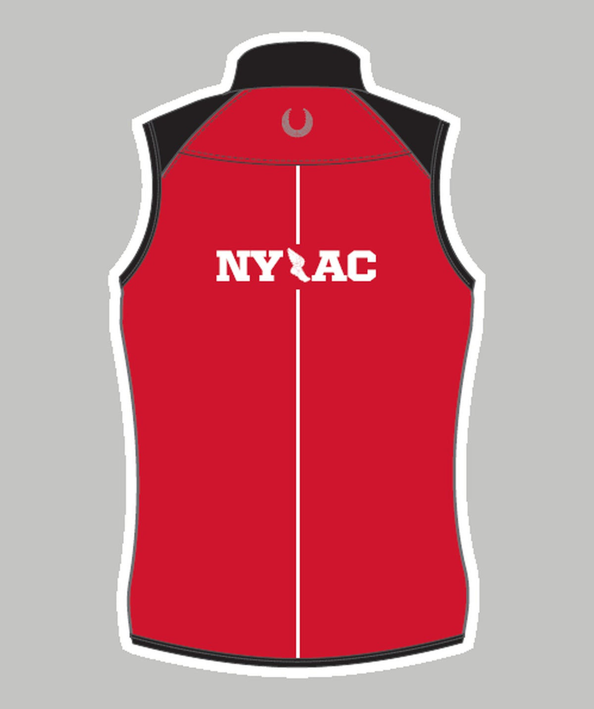Women's New York Athletic Club Stratus Vest - Black/Red