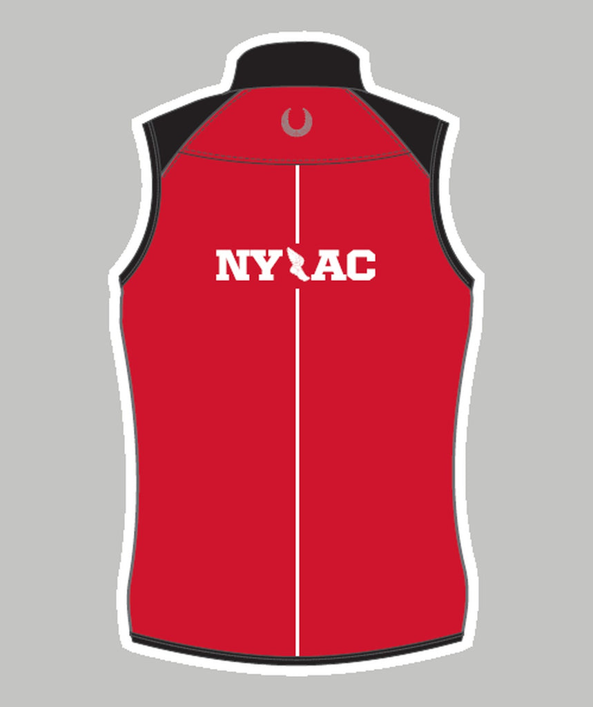 Women's New York Athletic Club Stratus Vest - Black/Red