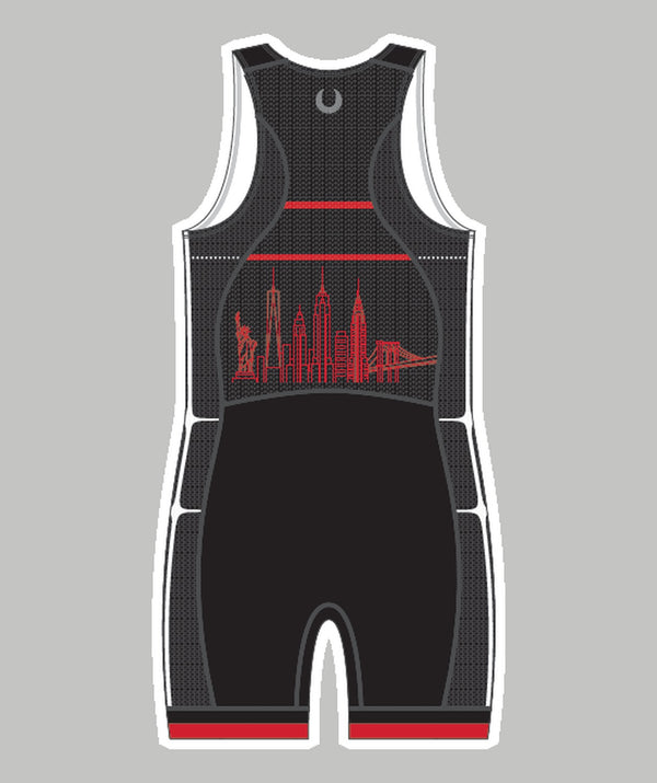 Men's New York Athletic Club Pro Unisuit - Black/Red