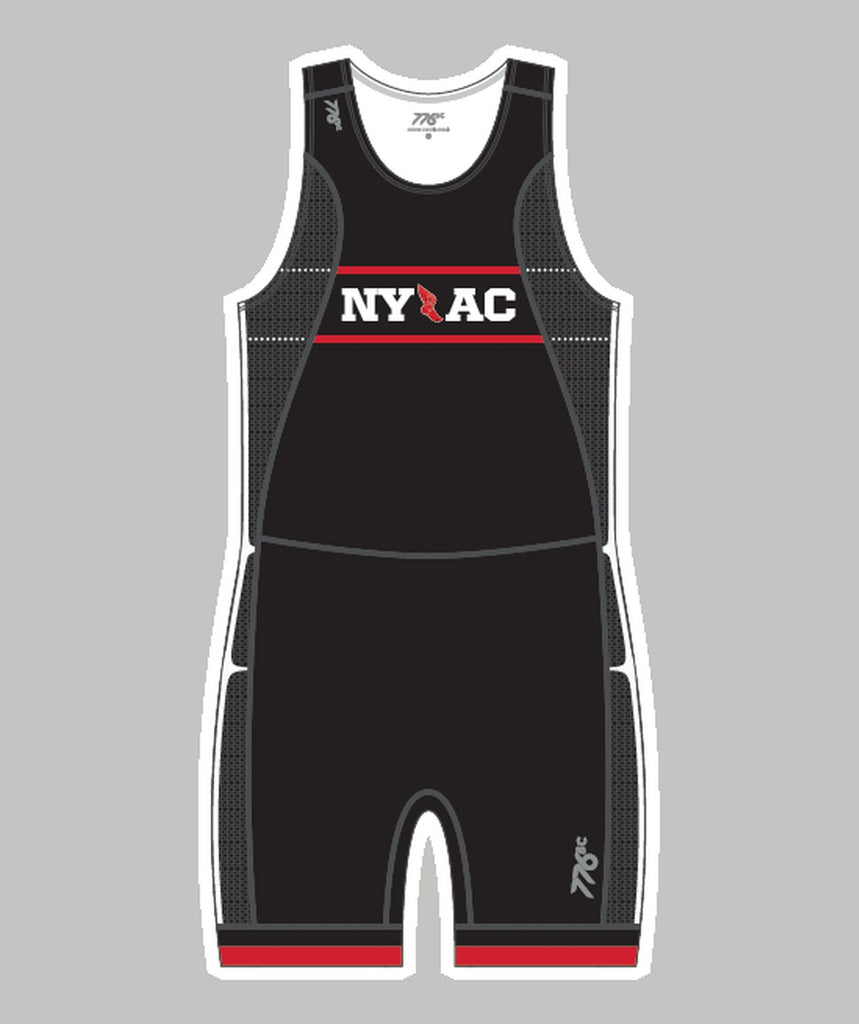 Men's New York Athletic Club Pro Unisuit - Black/Red