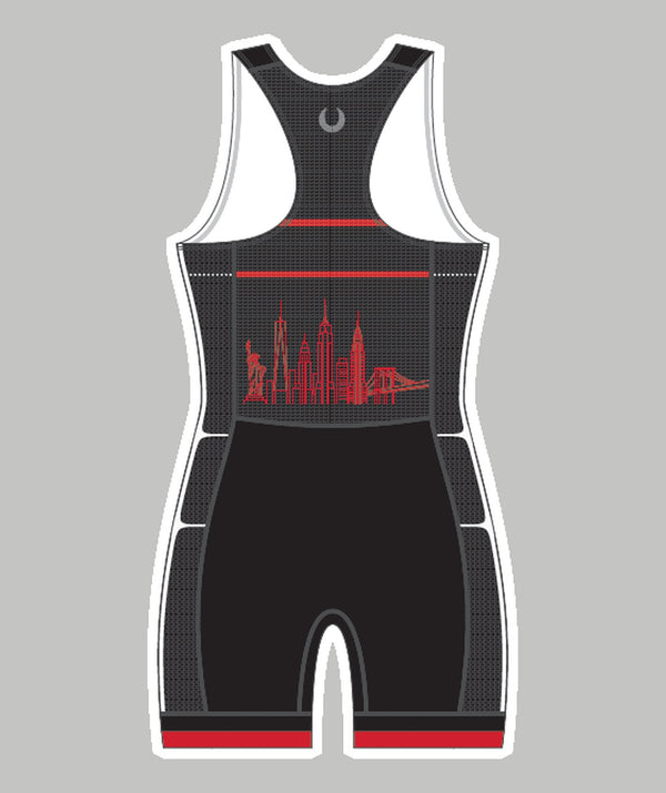 Women's New York Athletic Club Pro Unisuit - Black/Red