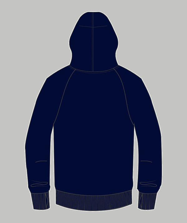 Unisex Row New York Pop Over Hoodie - Navy