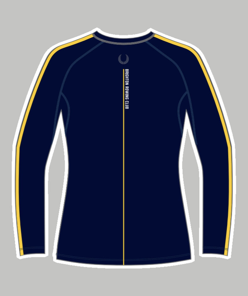 Women's Brighton Rowing Club Winter Base Layer LS - Navy