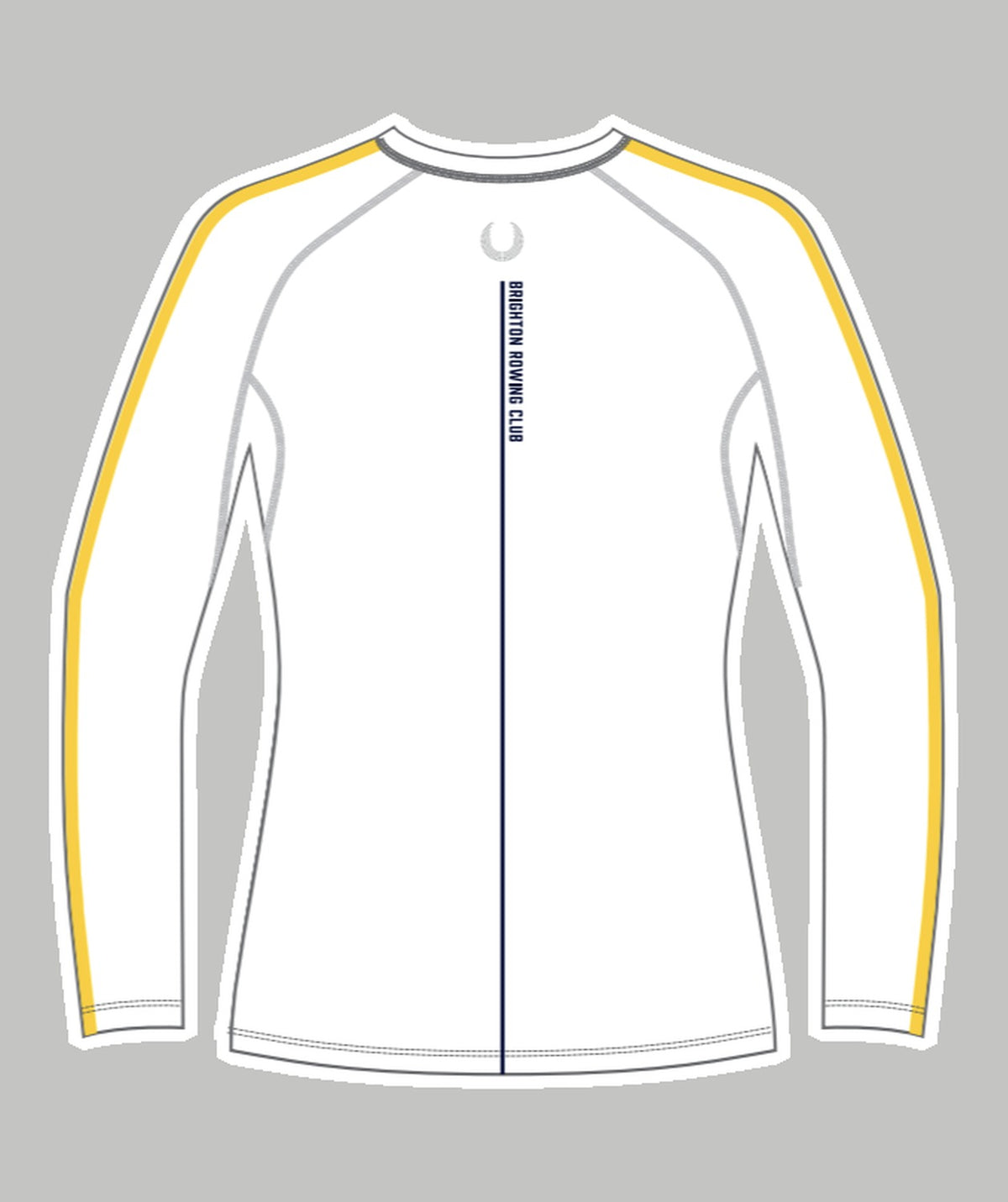 Women's Brighton Rowing Club Base Layer LS - White