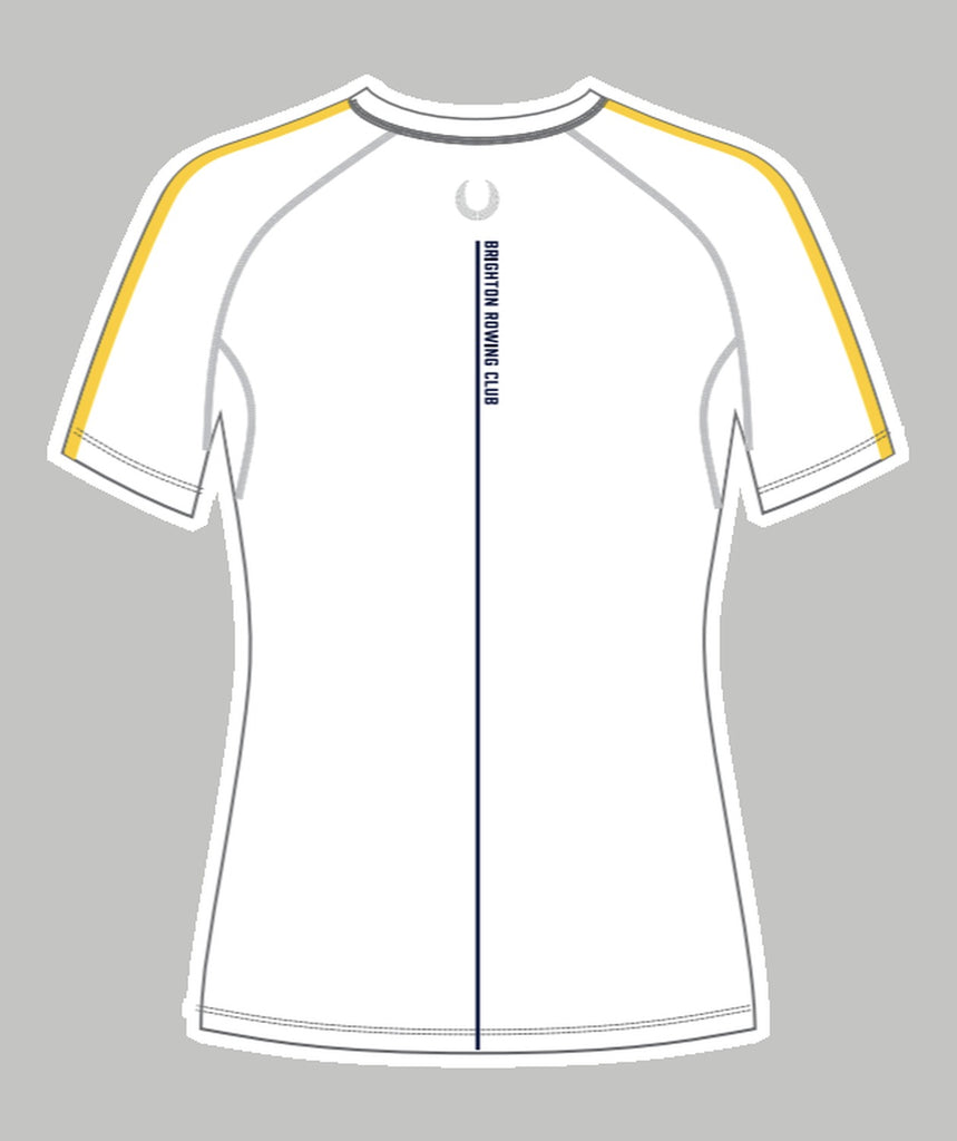 Women's Brighton Rowing Club Base Layer SS - White