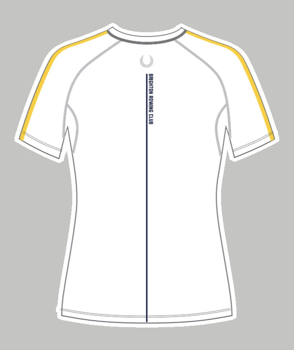 Women's Brighton Rowing Club Base Layer SS - White