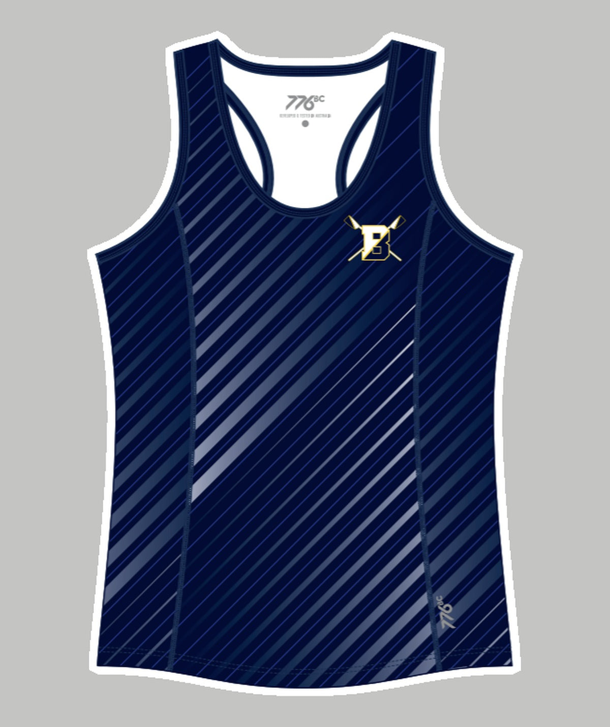 Women's Brighton Rowing Club Performance Tank - Navy