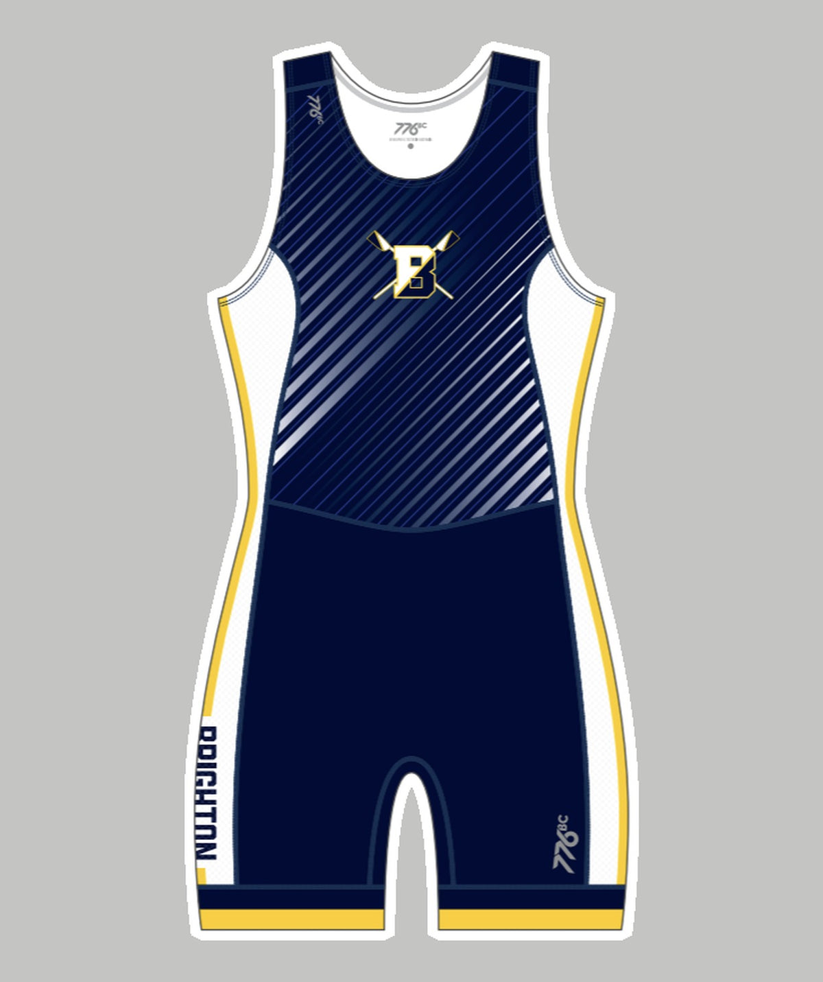 Women's Brighton Rowing Club Pro Unisuit - Navy/White