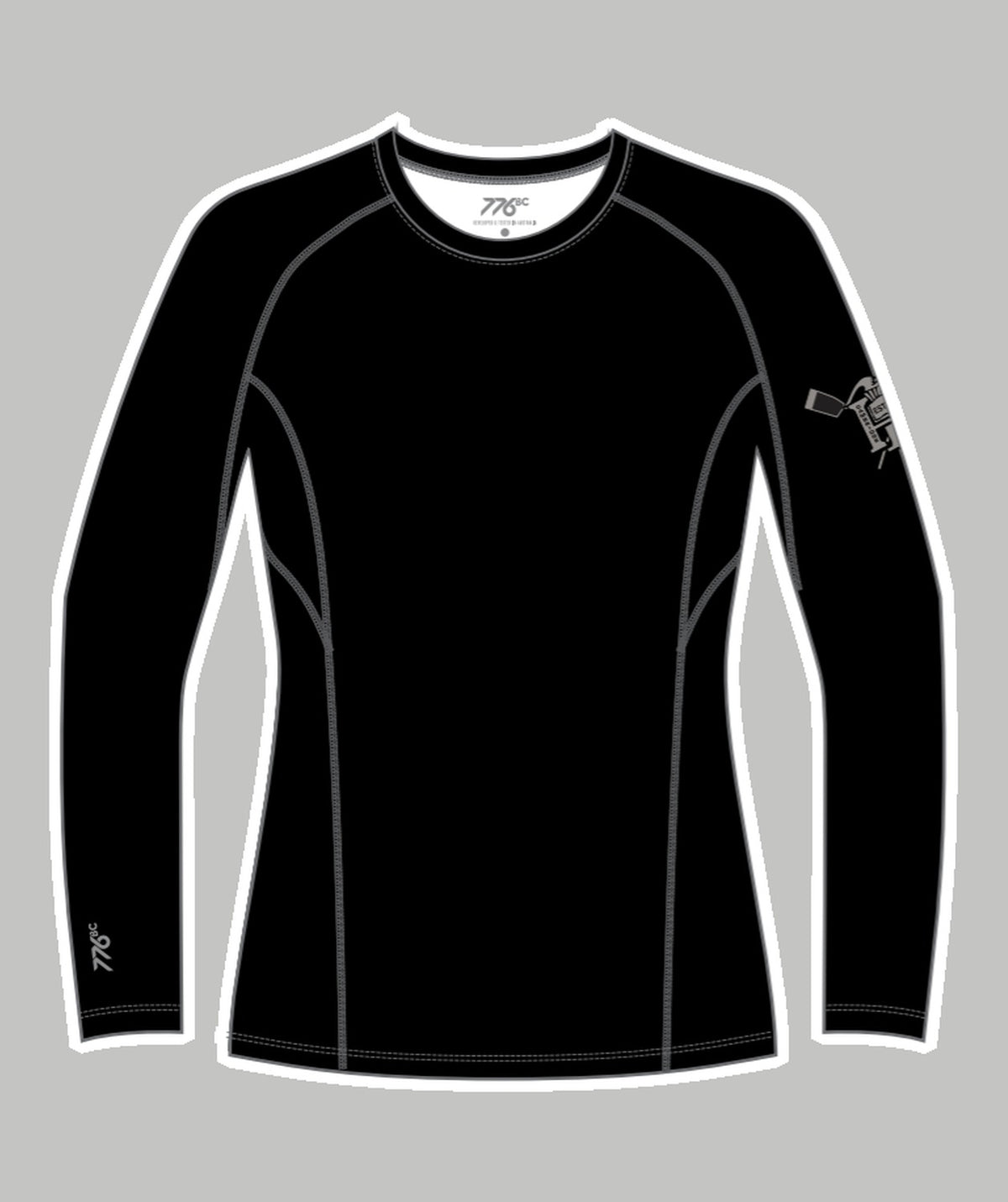 Women's Cambridge Rindge & Latin School Base Layer LS - Black