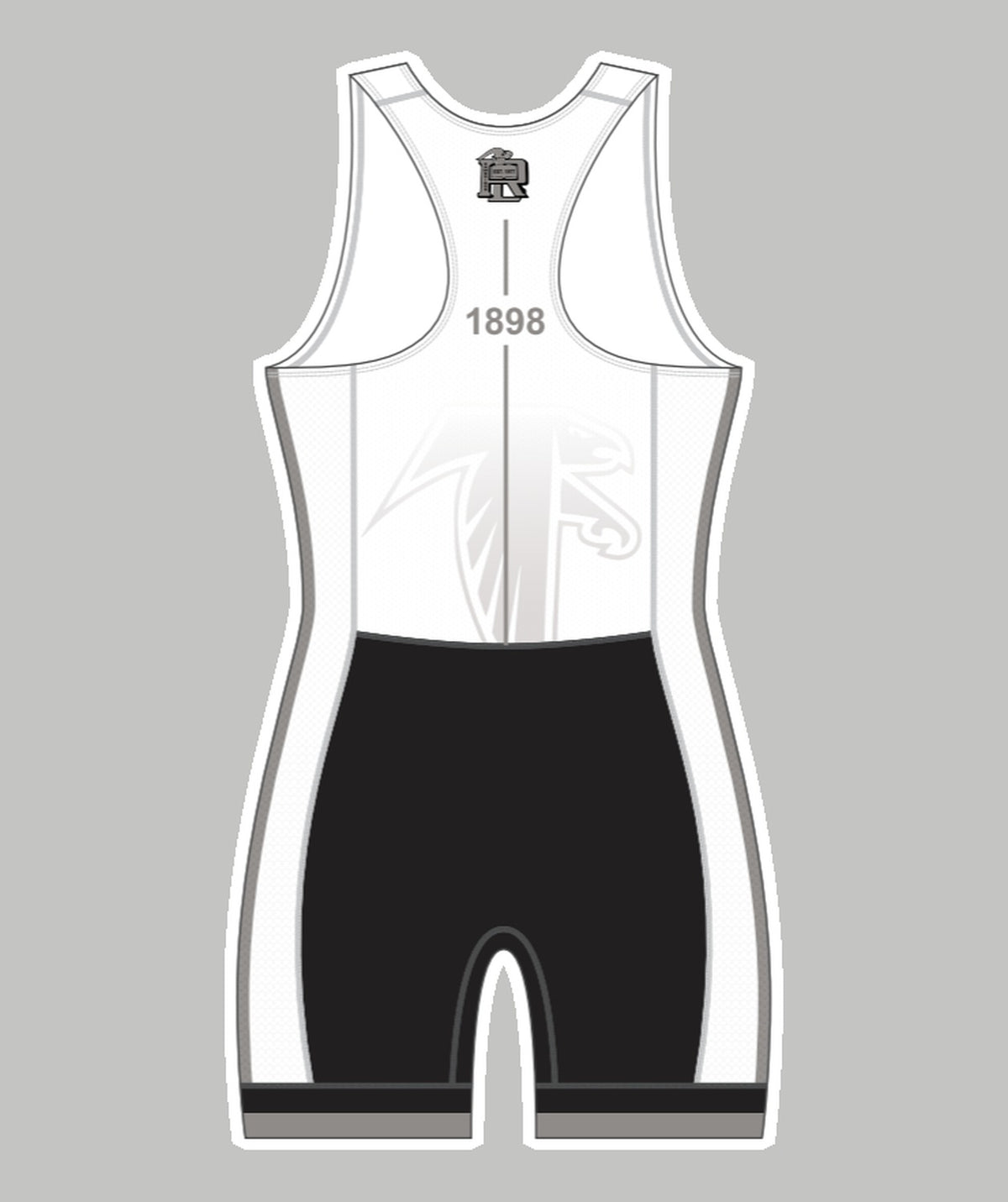 Women's Cambridge Rindge & Latin School Pro Unisuit - White/Black