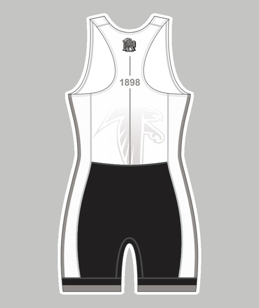 Women's Cambridge Rindge & Latin School Pro Unisuit - White/Black