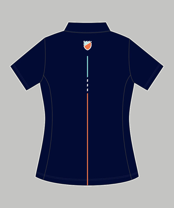Women's Row New York Polo SS - Navy