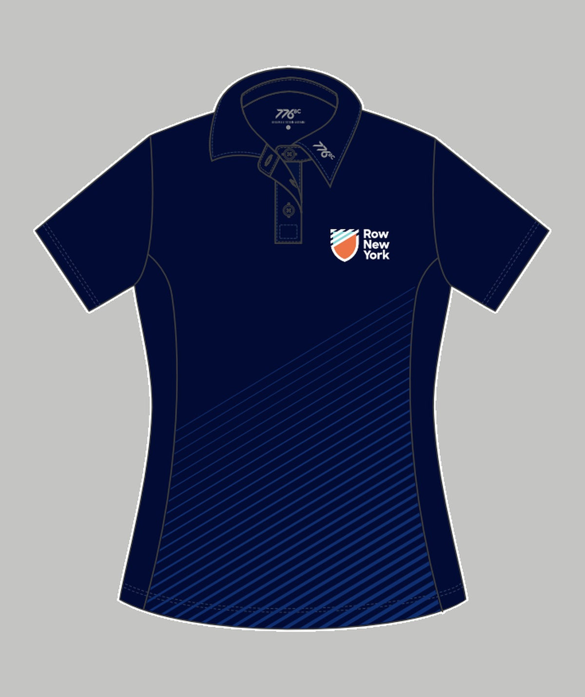 Women's Row New York Polo SS - Navy