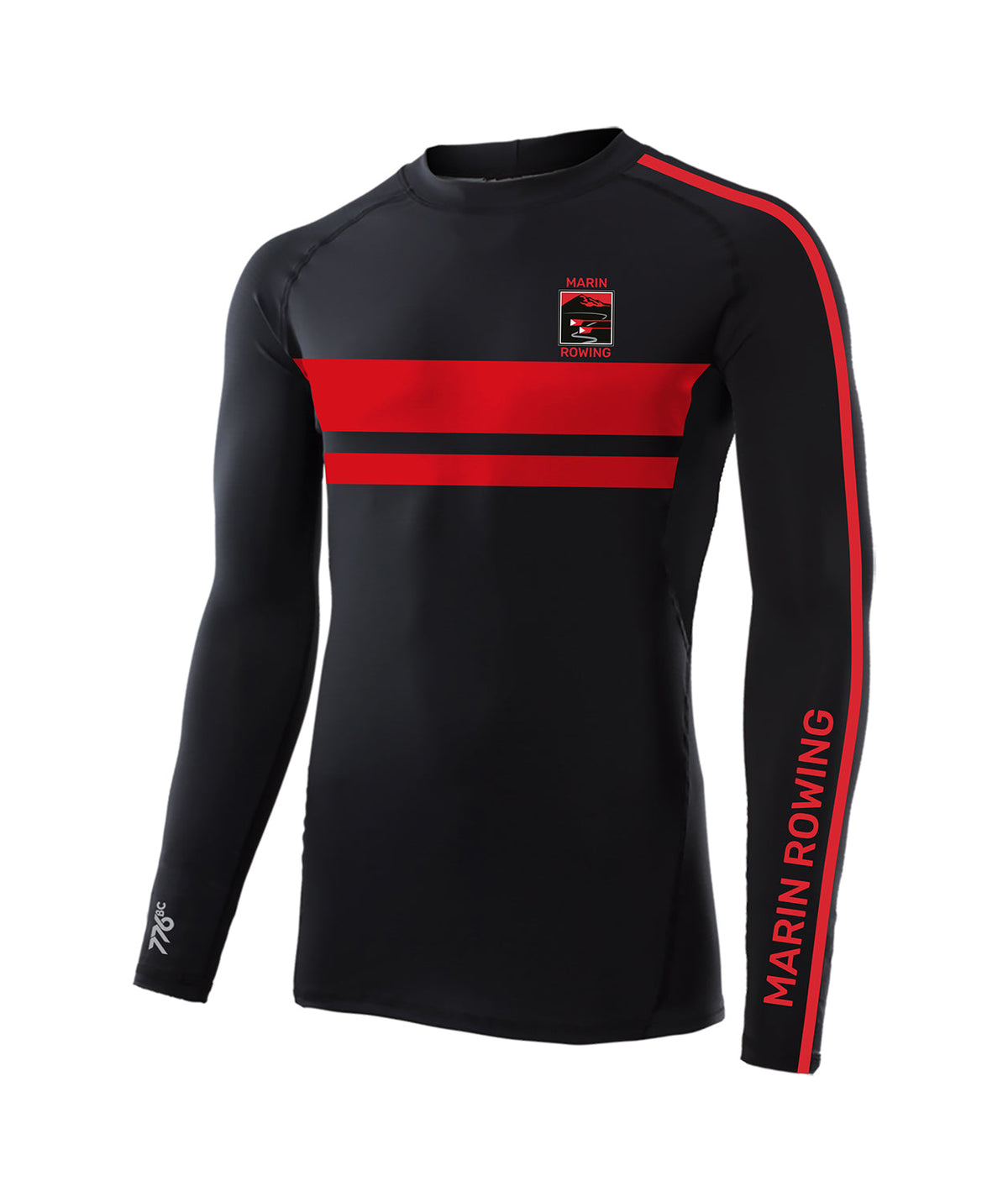Men's Marin Rowing LS (SECOND SKIN) Base Layer - Black