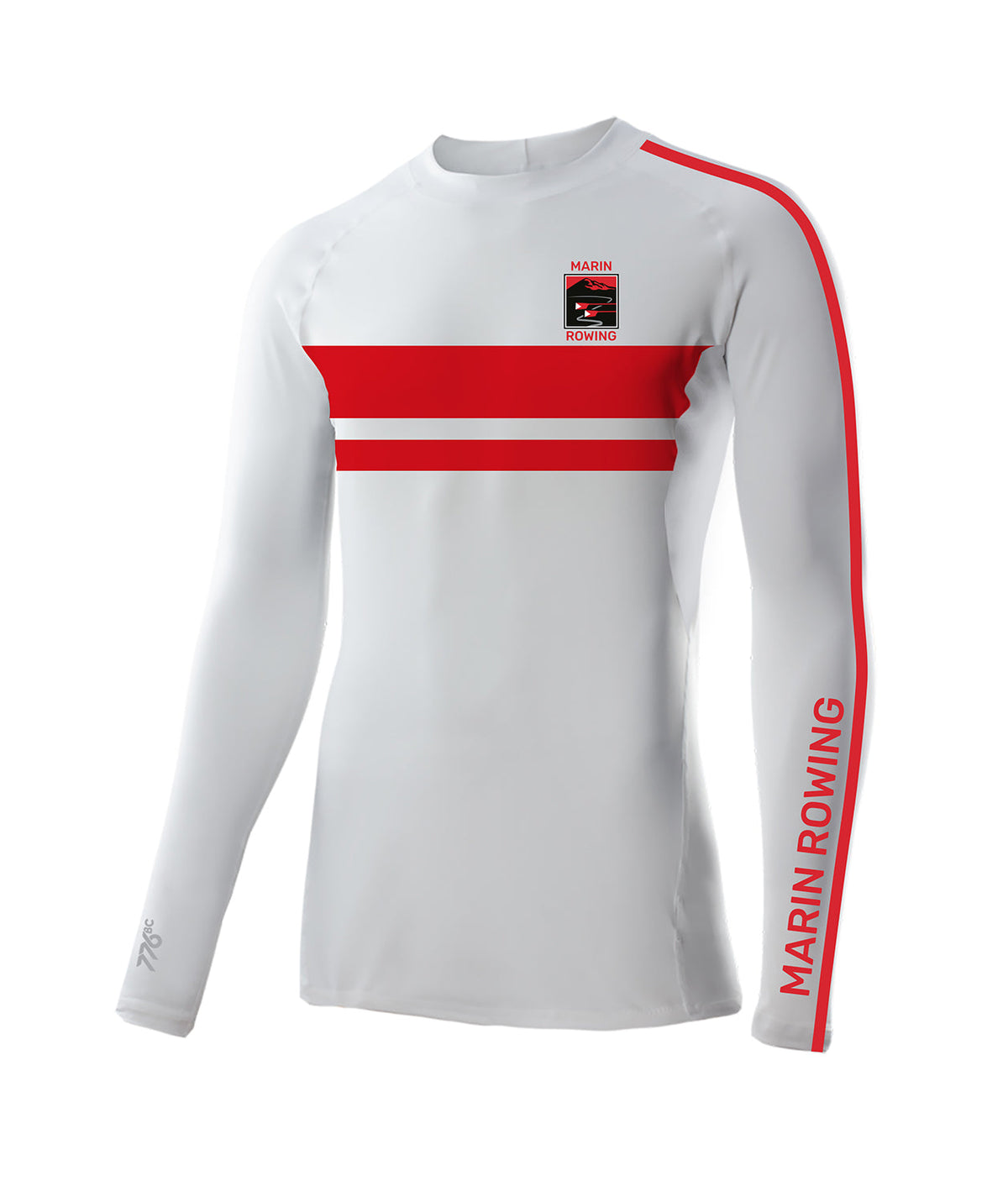 Men's Marin Rowing LS (SECOND SKIN) Base Layer - White