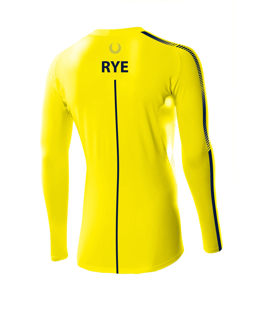 Men's RowAmerica LS Training Base-layer (Warmth) - NEON YELLOW