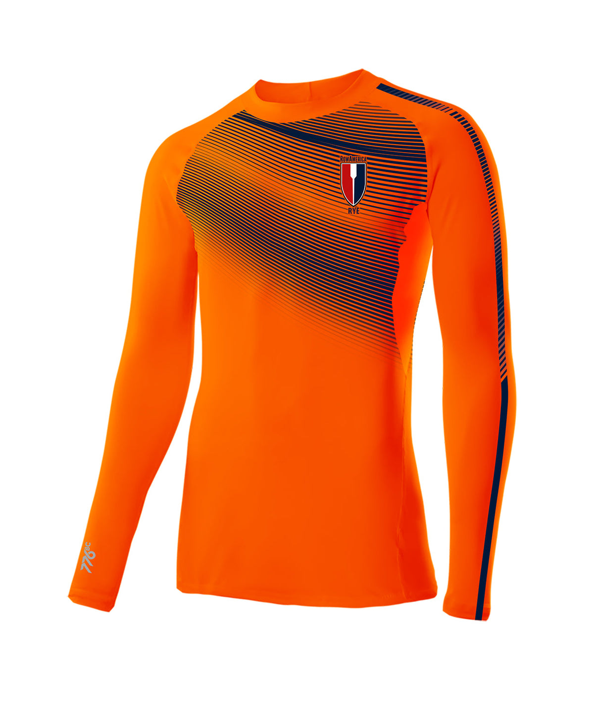 Men's RowAmerica LS Training Base-layer (Warmth) - NEON ORANGE