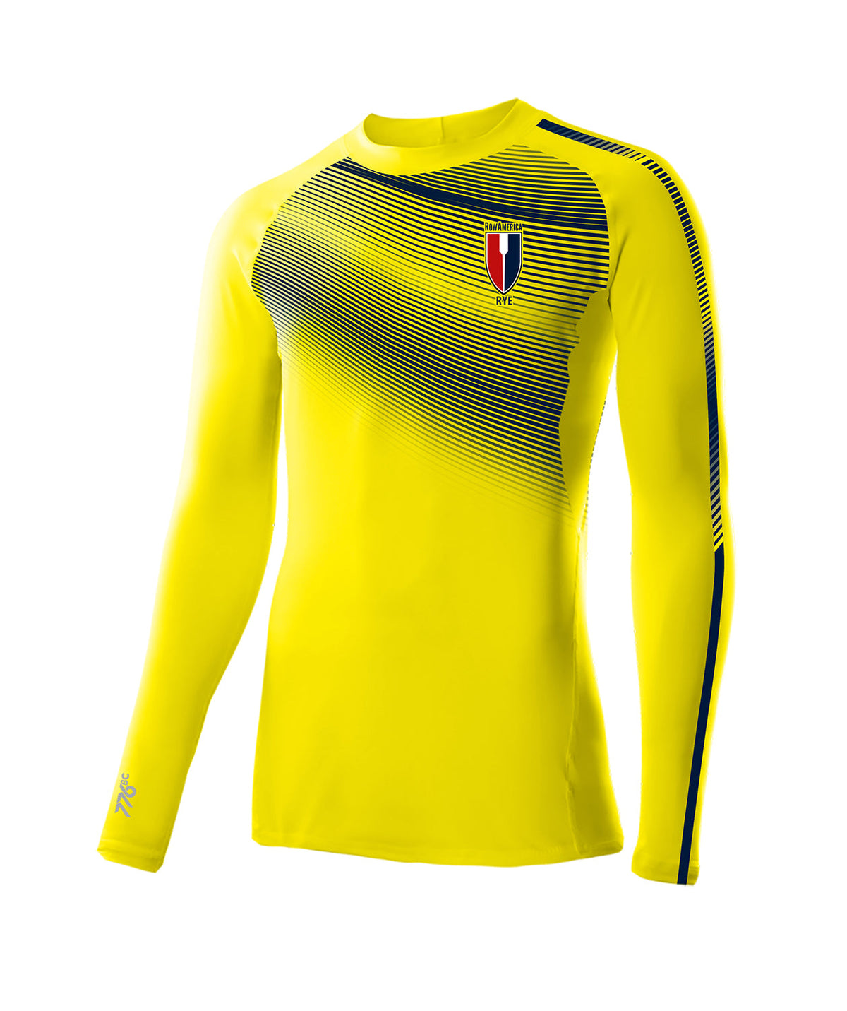 Men's RowAmerica LS Training Base-layer (Warmth) - NEON YELLOW