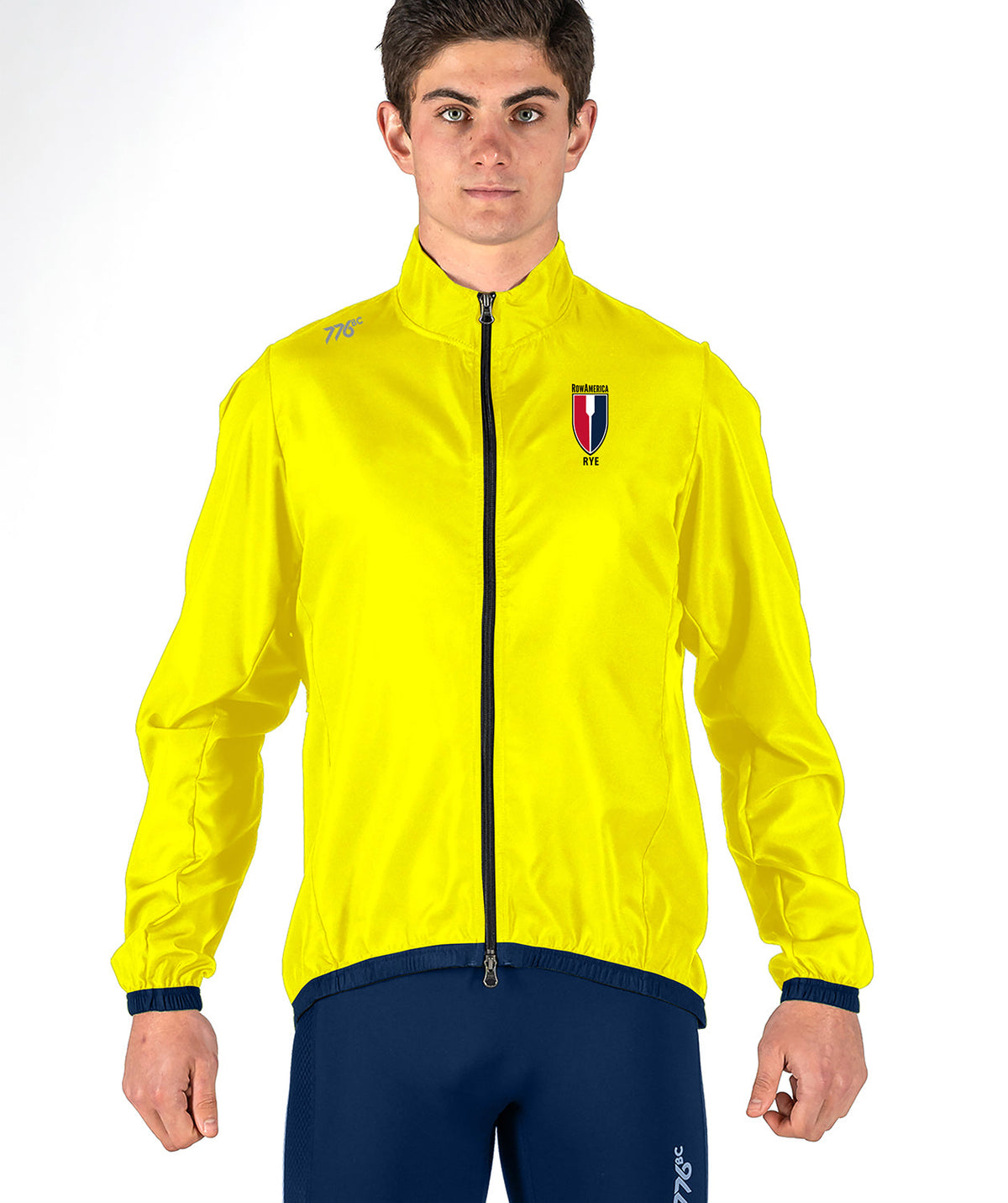 Men's RowAmerica Cirrostratus Wind Jacket - NEON YELLOW