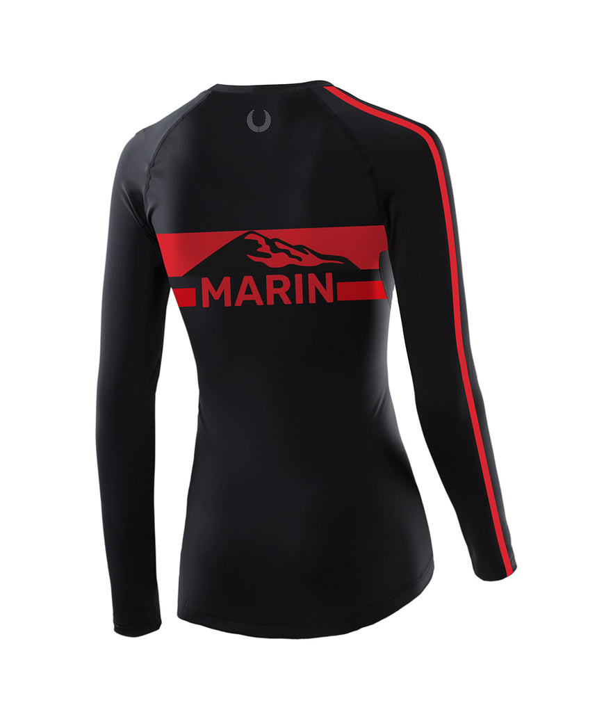 Women's Marin Rowing LS (SECOND SKIN) Base Layer - Black
